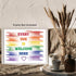 Posterizer 1 pcs-Everyone is welcome here-Rainbow color quote-Gay & LGBTQ Art-Watercolor Art-Gift for Teachers-School and classroom art- UNFRAMED ...
