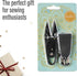 Beaditive Premium Thread Snips - Thread, Yarn, Embroidery Snipper for Sewing, Quilting, Knitting, Jewelry Making - High-Carbon Steel Blades with P...