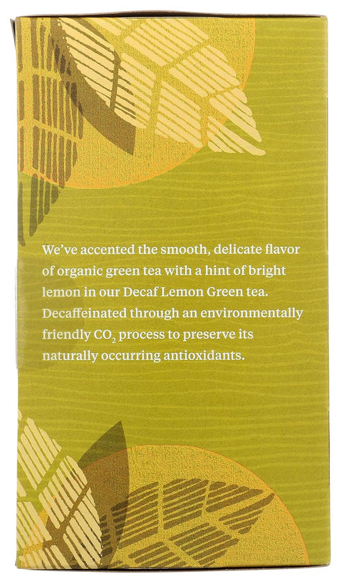 Allegro Tea, Organic Decaf Lemon Green Tea Bags, 20 ct...