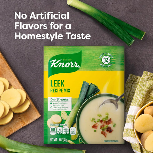 Knorr Soup Mix and Recipe Mix Leek For Soups, Sauces and Simple Meals No Artificial Flavors 1.8 oz...
