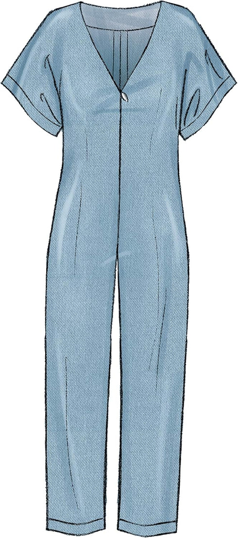 McCall's Patterns McCall's Learn Women's Jumpsuit and Romper, Sizes L-XL Sewing Pattern, White...