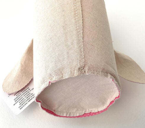 Greenbrier Fabric Bunny Easter Basket (Pink)...