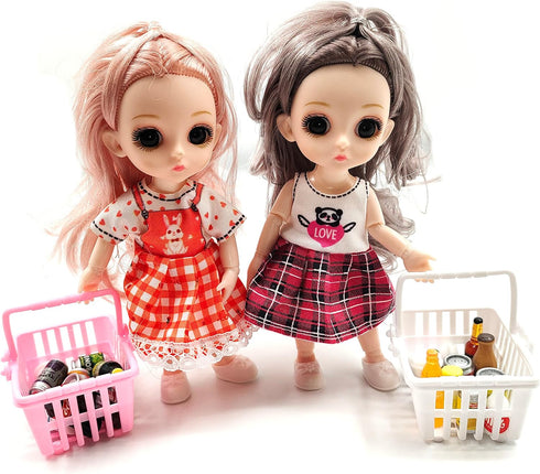50Pcs Miniature Drink Bottles Adults Dollhouse Soda Pop Cans Pretend Play Kitchen or Supermaket Game Party Accessories Toys for Boys and Girls Kit...