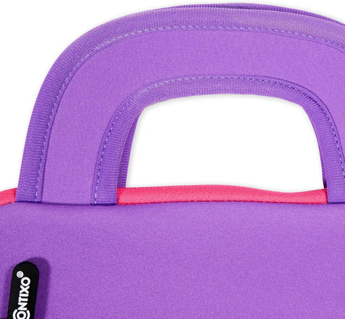 Contixo 10" Protective Sleeve Bag - Compatible with K102 & K103 Kids Tablets, Shockproof & Water-Resistant Carrying Case (Purple)...