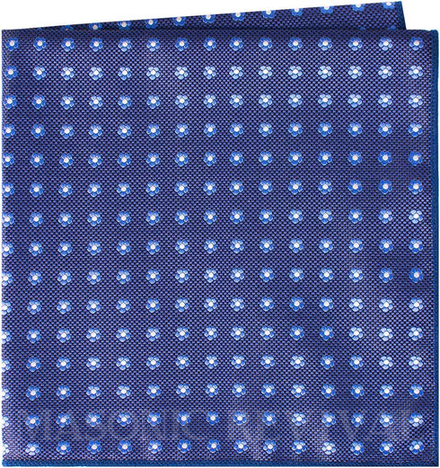 Forget Me Not Pocket Square Handkerchief (Blue)...
