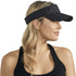 Gaiam Classic Fitness Quick-Dry Visor - Sweat-Wicking Sun Visors for Women with Open-Top Visor Cut for Releasing Excess Body Heat, Trendy Women's ...
