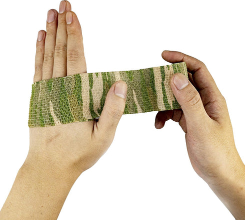9 Rolls Self Adhesive Wrap Athletic Tape Gauze, Breathable Elastic Cohesive Bandage for Sports Injury & Pet (7 Pcs 2" x 5 Yards + 2 Pcs 1" X 5 Yar...