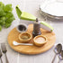 Lazy Susan Organizer for Cabinet, Pantry or Tabletop – 10" Bamboo Turntable for Kitchen, Counter or Spice Rack Storage...