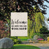 Welcome We Hope You Like Dog Hair Garden Flag Dog Garden Flag Dog Welcome Flag Garden Decor (Dog Hair F)...