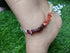 Natural Agate Stone With Seven Chakra Anklet For Chakra Baancing For Women's Accessories Healing Adjustable,multicolor...