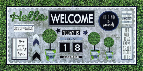 Teacher Created Resources Modern Farmhouse Perpetual Calendar Mini Bulletin Board...