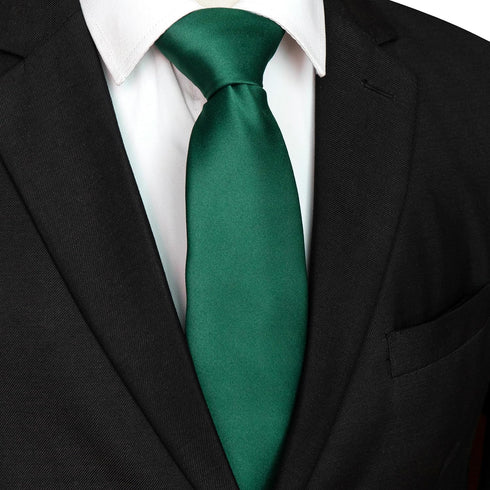 RBOCOTT Solid Color Polyester Tie Necktie for Men (8cm)...
