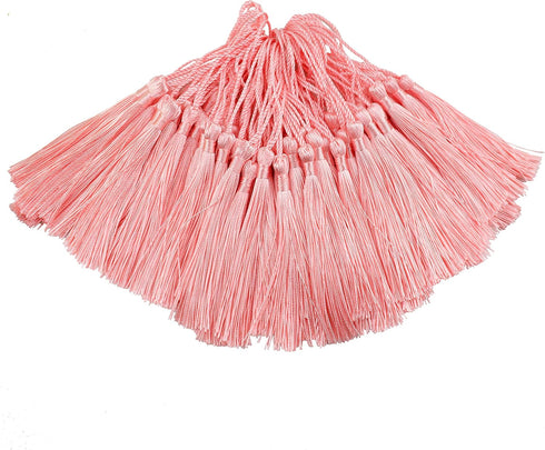 Aokbean 100pcs 5 Inches Handmade Silky Floss Soft Craft Bookmark Tassels with Loops for DIY, Jewelry Making, Graduation Tassel,Bookmarks,Souvenir ...