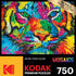 RoseArt - Kodak Premium Mosaics - Rainbow Tiger - 750 Piece Jigsaw Puzzle for Adults...