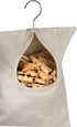 Handy Laundry Clothespin Bag - 11" x 15" - Holds 100 Medium-Sized Clothes Pins, Durable Canvas Material, Hook for Hanging and Effortlessly Sliding...