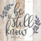 Be Still And Know That I Am God Rustic Wall Sign 12x12...