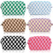 6 Pcs Checkered Makeup Bag Preppy Cosmetic Bag Bulk Pink Black Makeup Pouch Personalize Travel Toiletry Bag Organizer Cute DIY Makeup Brushes Stor...