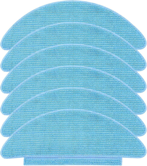 6 Pack Replacement Vacuum Mop Cloth Pads for Lubluelu SL60D SG60 SL61 Robotic Vacuum Cleaner, Reusable Cleaning Floor Microfiber Soft Pad...