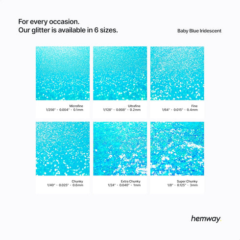 Hemway Craft Glitter Shaker 110g / 3.9oz Glitter for Arts, Crafts, Resin, Tumblers, Nails, Painting, Decoration, Festival, Cosmetic, Body - Super ...