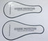 Adhesive Protective Hygiene Try On Thong/String Stickers/Labels for Swimsuits, Swimwear and Lingerie Panty Liner/Barrier (100 Thong, Standard)...