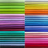 50pcs 10" x 10" Cotton Quilting Fabric Squares Fat Quarter Bundles Fabric for DIY Craft Patchwork,Solid...