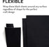 ARTEZA Black Craft Felt Sheets, 8.3 x 11.8 Inches, Set of 20, Stiff Non Woven Felt Fabric for Sewing and DIY Projects...
