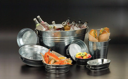 American Metalcraft MTUB93 Tub, Galvanized, 47 oz....