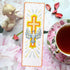 Povitrulya 'Holy Spirit' Counted Cross Stitch Bookmark Kit - DIY Embroidery Set for Adults with Paper Pattern, 16-Count Aida Canvas and Presorted ...