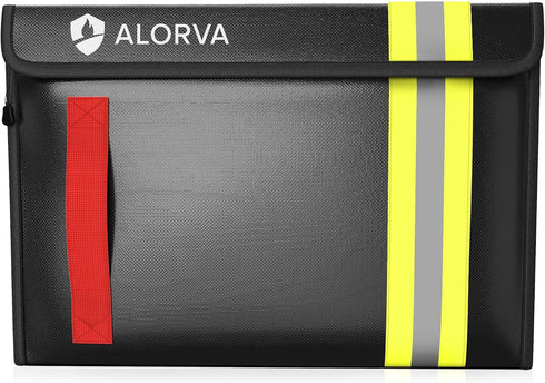Fireproof & Water-Resistant Document Bag – 15.5 x 11 x 3-inch Pouch for Legal Documents & Valuables - Double-Layered Zippered Protection – Firefig...