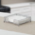 Home Basics Chrome Plated Steel Infinity Collection Flat Napkin Holder Organizing Stand, Elegant Design, Silver Chrome...