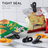 Rae Dunn 10 Pc Bag Clips with Magnet- Food Clips, Chip Clips, Bag Clips for Food Storage with Air Tight Seal Grip for Bread Bags, Snack Bags and F...