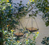 MIXXIDEA Hanging Bird Feeder Tray Metal Mesh Platform Seed Feeder with Durable Chains for Outdoors Garden Great for Attracting Birds (1 Pack)...
