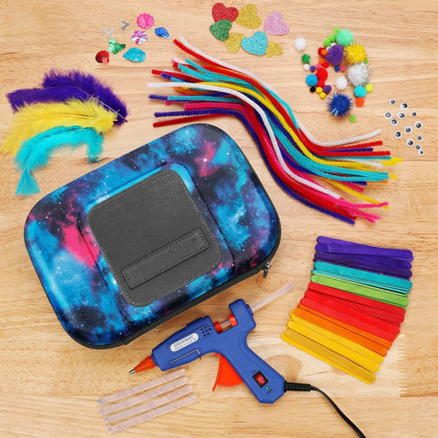 USA Gear Hot Glue Gun Case with Removeable Pouches, Water Resistant Shell - Glue Gun Storage Case Only fits Hot Glue Sticks, Cordless Hot Glue Gun...