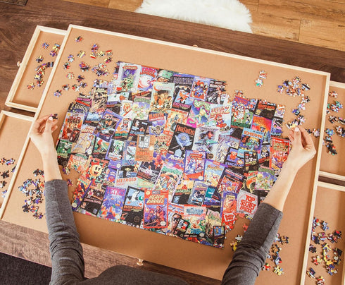 8-Bit Armageddon Retro Video Game Puzzle for Adults and Kids | 1000 Piece Jigsaw Puzzle Toy | Interactive Brain Teaser for Family Game Night | 28 ...