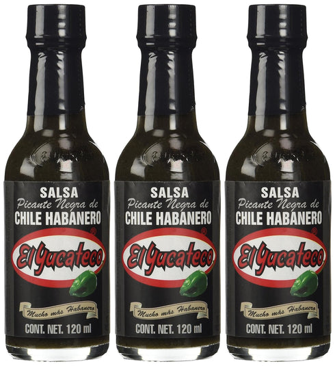 El Yucateco Sauce Hot Chile Habanero 3 Pack...
