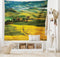 Lunarable Tuscan Tapestry, Idyllic Landscape of Tuscany Road and Cypresses to Medieval Farmhouse Image, Fabric Wall Hanging Decor for Bedroom Livi...