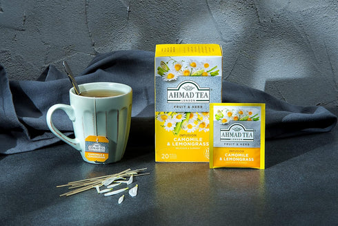 Ahmad Tea Camomile & Lemongrass Infusion, 20 Count (Pack of 6)...