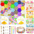 Momo's Den Clay Beads Bracelet Making Kit | Bracelet Making Kit for Girls | Clay Beads Kit | Friendship Bracelet Making Kit Best Gifts for Birthda...