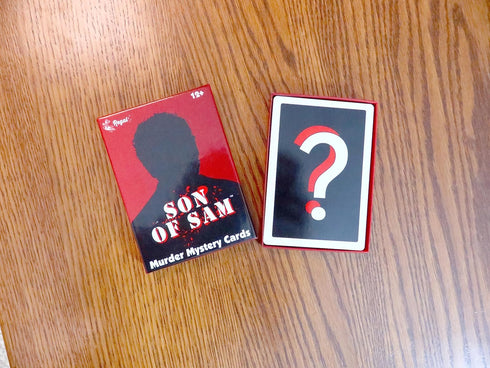 Regal Games - Son of Sam - Murder Mystery Card Game - for Holidays, Game Nights, and Parties - 5”x 2” card size - 54 Count - Up to 26 Players, Age...