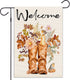 Welcome Boots Garden Flag Vertical Double Sided Flower Bird Autumn Fall Yard Outdoor Decor 12.5 x 18 Inches(Welcome Boots)...