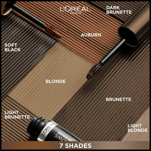 L'Oreal Paris Infallible Volumizing 24H Wear Brow Mascara, Long Lasting Eyebrow Makeup for 2X Fuller Eyebrows, 4.0 Dark Brunette, 0.13 Fl Oz...