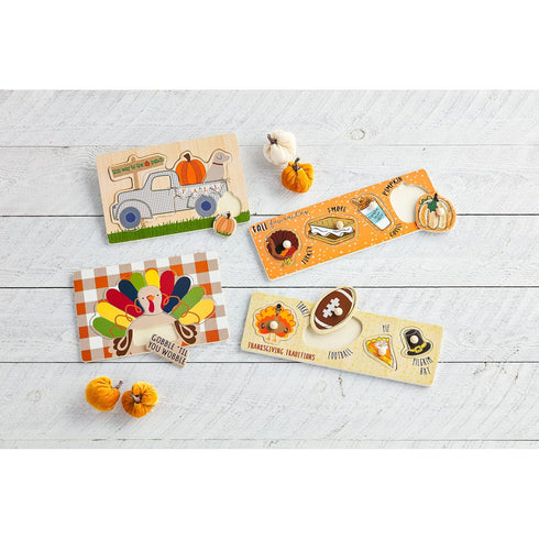 Mud Pie Wood Puzzle, Gobble...