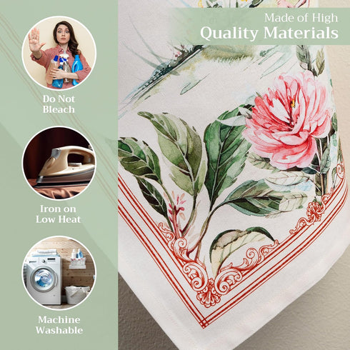 100% Cotton Kitchen Towel Campagne Maison d' Hermine Set of 2 Super Soft Highly Absorbent Hotel Quality Quick Drying Cleaning Dishcloth Tea Bar To...