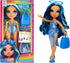 Rainbow High Swim & Style Skyler, Blue 11" Fashion Doll with Shimmery Wrap to Style 10+ Ways, Removable Swimsuit, Sandals, Fun Play Accessories, G...