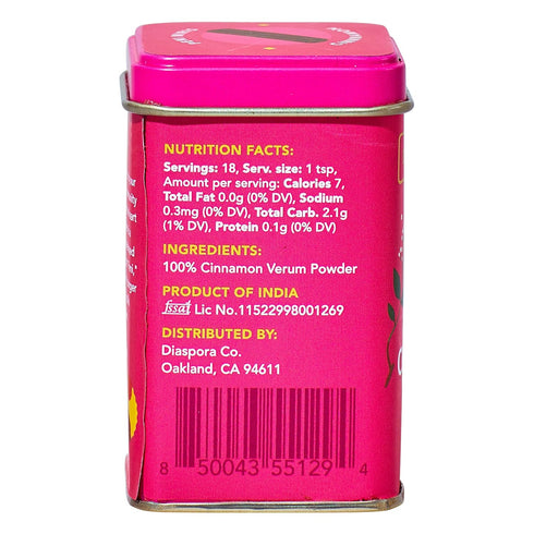 Diaspora Co. Peni Miris Cinnamon | Single-Origin True Cinnamon (Verum) Powder | 43g Tin...