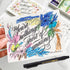 MISULOVE Calligraphy Brush Pens Set of 6(Soft & Hard) for Hand Lettering, Modern Calligraphy, Drawing, Beginner-Friendly Art Markers with Black Pi...