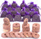 Pack of 30 Cedar Blocks and 16 Lavender Flower Sachets Craft Bag, Drawer Freshener, Linen, Shower Favor, Wedding and More, LV-E-LC-2...
