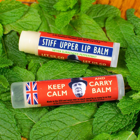 Winston Churchill Stiff Upper Lip Balm, Peppermint Flavored - Cruelty-Free and Made in the USA from Natural and Imported Ingredients...