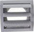 Gray Exhaust Hood Vent 4'' Inch with Built-in Pest Guard Screen and Flange, White, Air Vent Cover, HVAC Exhaust Vent Duct Cover, Exhaust Cap