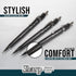 Pentel Sharp Mechanical Pencil (0.7mm), Black & Blue Barrel, 5 pack (P2057BP5AC)...